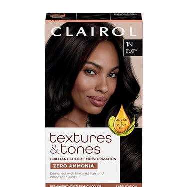 Clairol Textures & Tones 1N Natural Black - ANNS BEAUTY SUPPLY